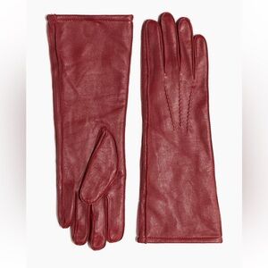 H&M LONG LEATHER GLOVES